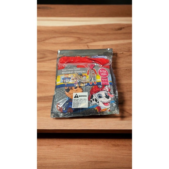 Paw Patrol Baby & Toddler Boy Blanket Sleeper 18 Months NWT - Picture 2 of 5